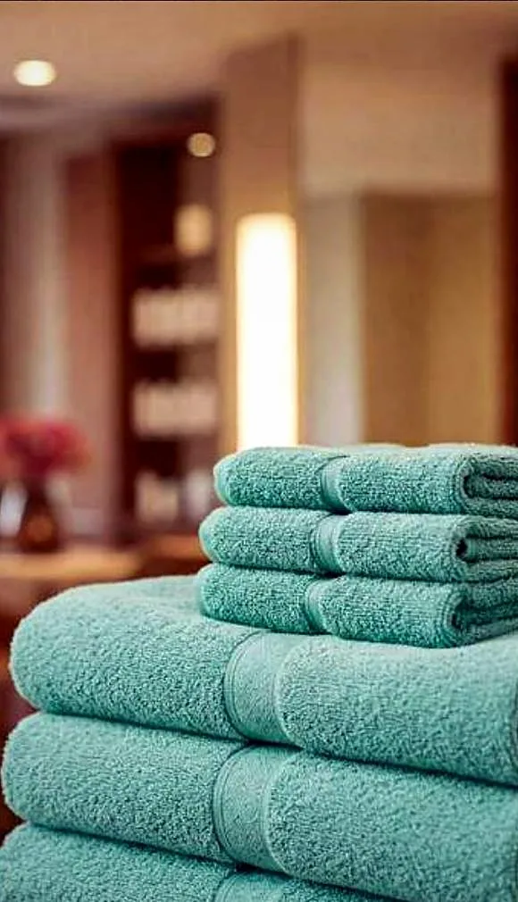 Soft hair spa towel from Kiran Global Exports
